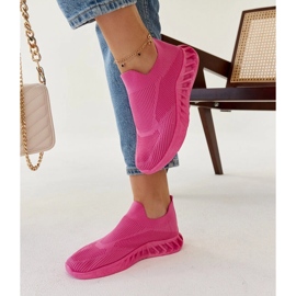Neda's dark pink sports sneakers 2 Neda's dark pink sports sneakers 2