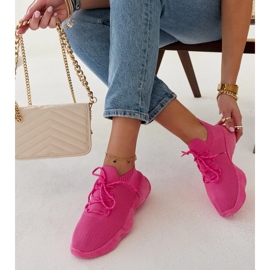 Dark pink Roshni sports sneakers 1 Dark pink Roshni sports sneakers 1