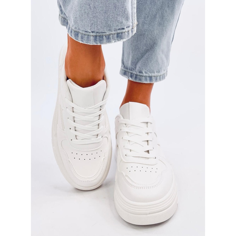 Miamis All White women's sneakers 1