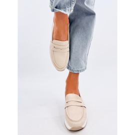 Pacifs Beige wedge loafers 1