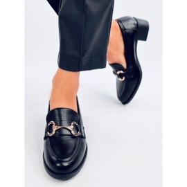 Pontei Black high-heeled loafers 1