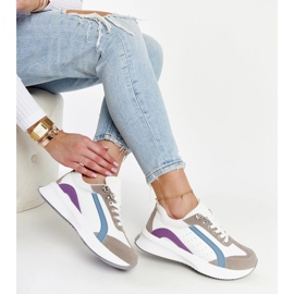 Multicolored sneakers on the Taima platform white 1
