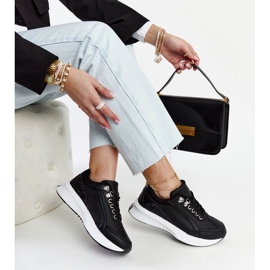 Black Taima platform sneakers 1