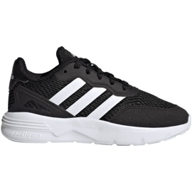 Adidas Nebzed Lifestyle Lace Running Jr HQ6144 shoes black 1
