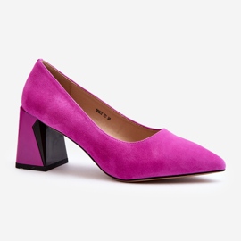 Vinceza Fuchsia Alessyndra suede high heel pumps pink 1 Vinceza Fuchsia Alessyndra suede high heel pumps pink 1