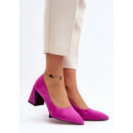 Vinceza Fuchsia Alessyndra suede high heel pumps pink 2 Vinceza Fuchsia Alessyndra suede high heel pumps pink 2