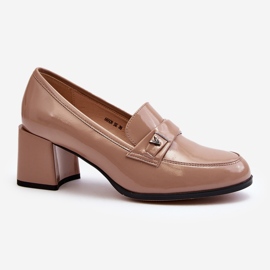 Vinceza Beige Patent High Heel Pumps Felicijana 2 Vinceza Beige Patent High Heel Pumps Felicijana 2