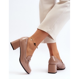 Vinceza Beige Patent High Heel Pumps Felicijana 1 Vinceza Beige Patent High Heel Pumps Felicijana 1