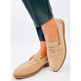 Antonisa Khaki women's moccasins beige 2