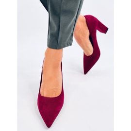 Verizon Wine stiletto pumps red 1