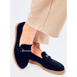 Women's suede moccasins States Black 2