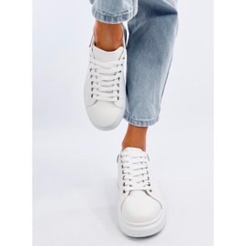 Raclei Black women's sneakers white 1