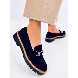 Clays Black women's moccasins 2