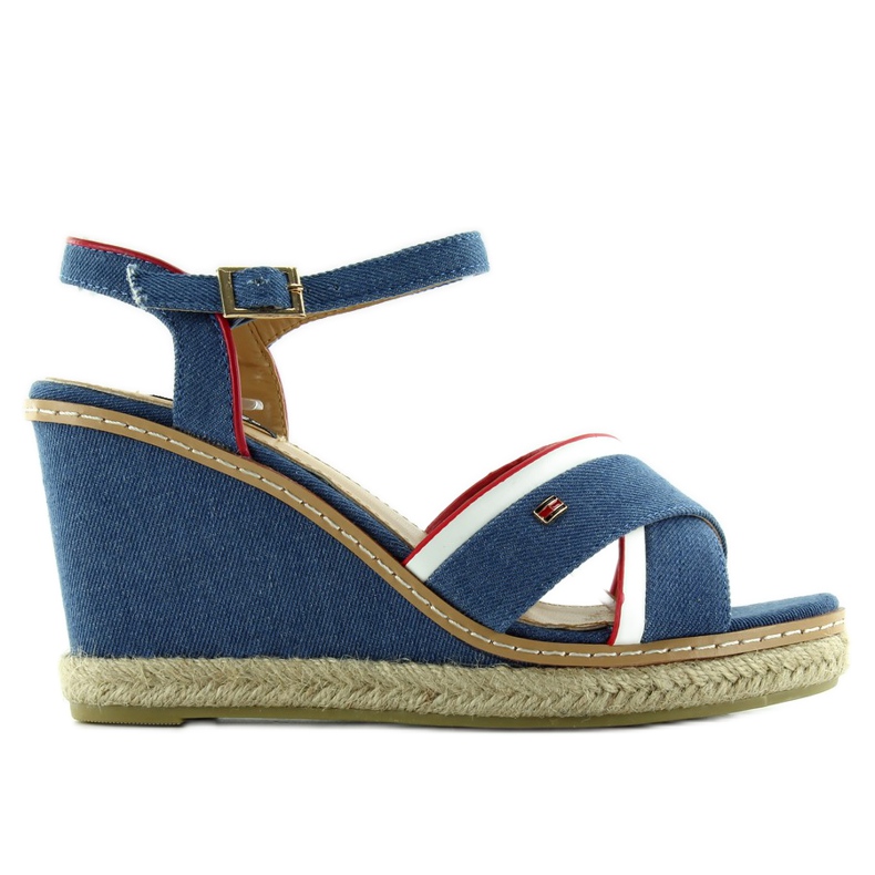 Wedge sandals Tomy 1234 blue 2 Wedge sandals Tomy 1234 blue 2