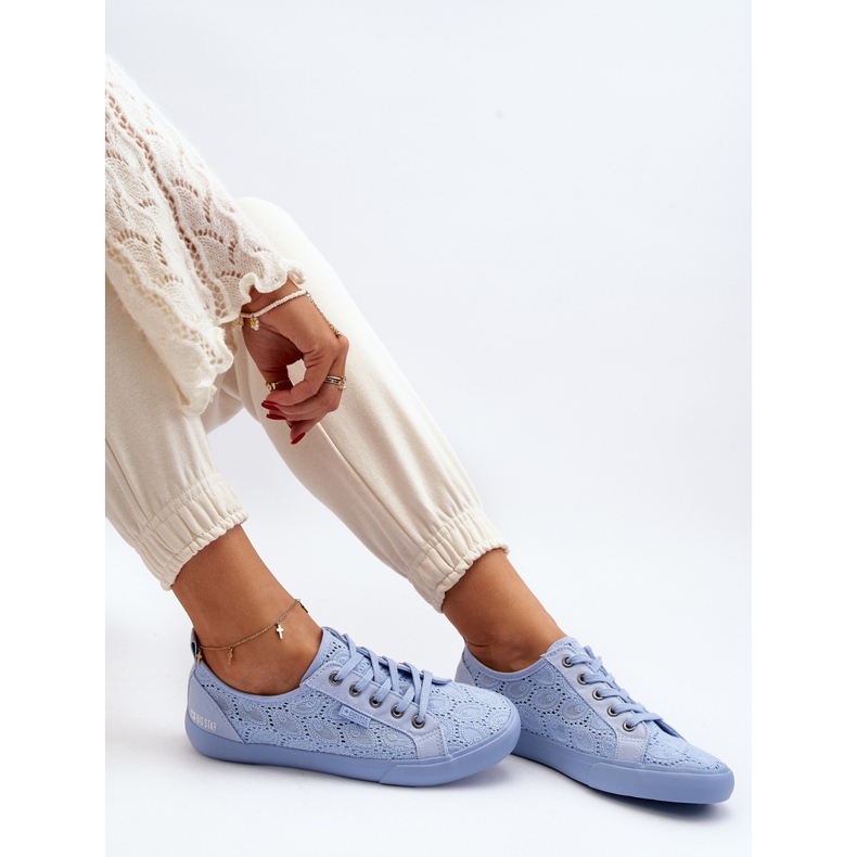 Openwork sneakers Big Star JJ274060 Blue 1 Openwork sneakers Big Star JJ274060 Blue 1