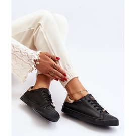Women's Sneakers Eco Leather Black Tiraelle 1
