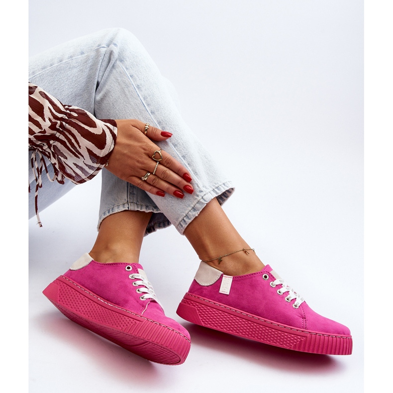 Women's Sneakers Memory Foam System Big Star NN276004 Fuchsia pink 1