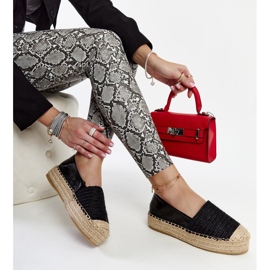 Black Danica platform espadrilles 1