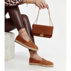 Brown openwork espadrilles by Gordana 1