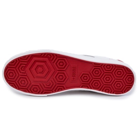 Leather Men's Sneakers Big Star JJ174106 White-Red 3
