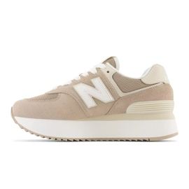 New Balance W WL574ZSM shoes beige 1