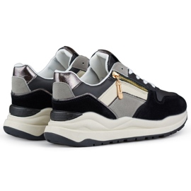 Women's casual sports shoes, black sneakers 1
