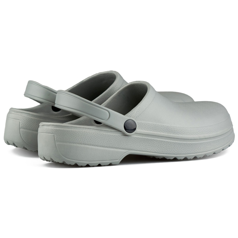 Gray full slippers, Kroksy type grey 1