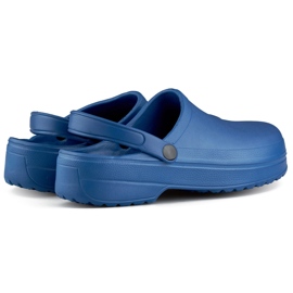 Navy blue full Kroksy flip-flops 1