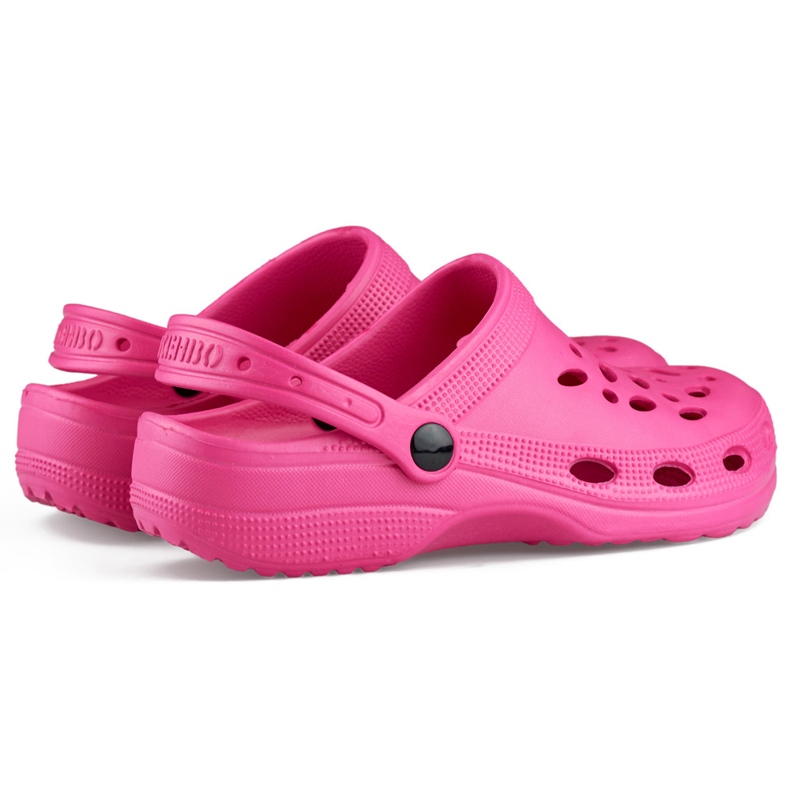 Pink Kroksy flip-flops 1