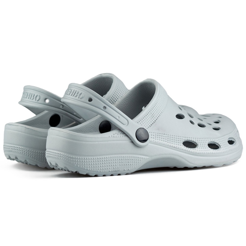 Gray croc flip-flops grey 1