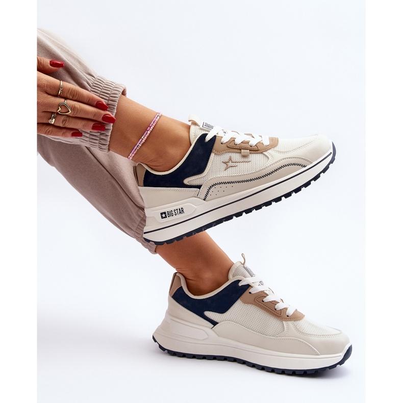 Big Star Women's Sneakers NN274A092 Beige 1