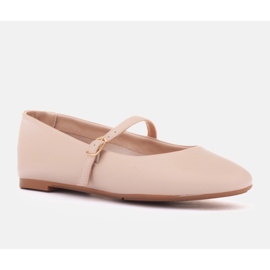 Marco Shoes Emma ballet shoes beige 1