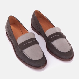 Marco Shoes Prato loafers grey 1