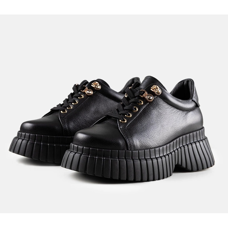 Karino black leather sneakers 1