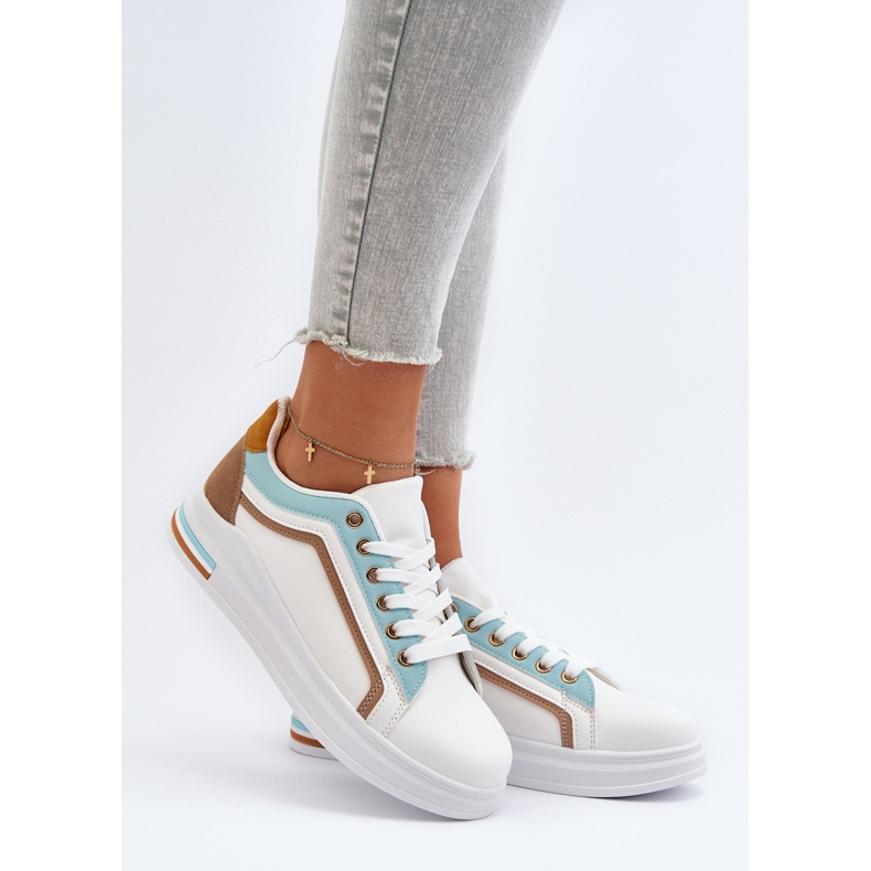 Women's Sneakers With Glitter Blue Elnami 2 Women's Sneakers With Glitter Blue Elnami 2
