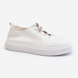 Women's Openwork Sneakers White Unassemia 1