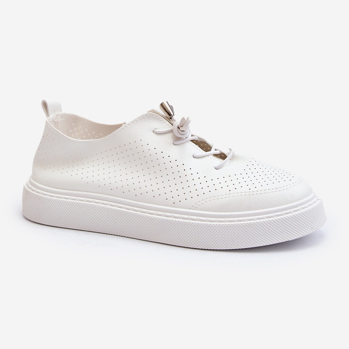 Women's Openwork Sneakers White Unassemia 1