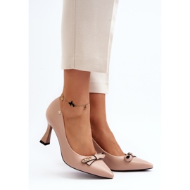 Vinceza Beige Kismetti Eco Leather Boots 2