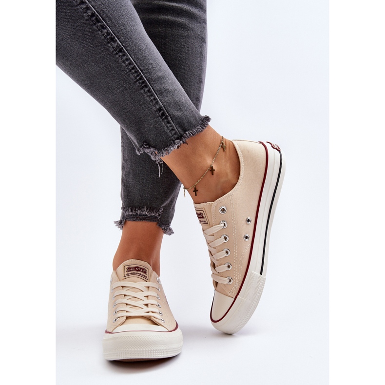 Women's Sneakers Big Star NN274236 Beige 1 Women's Sneakers Big Star NN274236 Beige 1