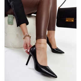 Black patent Wines stilettos 1