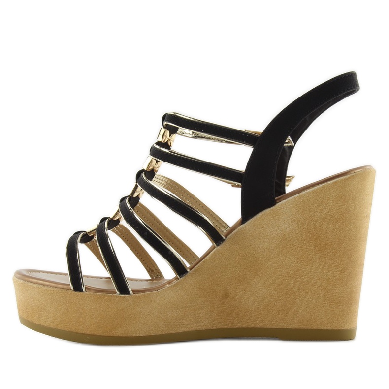 Sandals on the wedge GM-5032 black 1