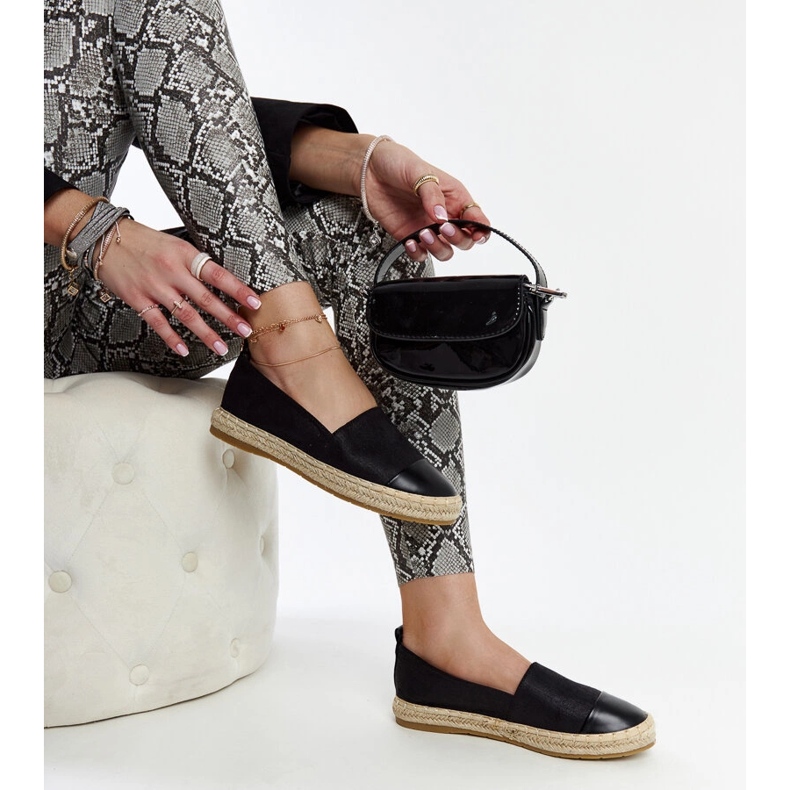 Black Carugo espadrilles 1