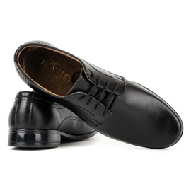 Lukas Black leather shoes J1 black 2