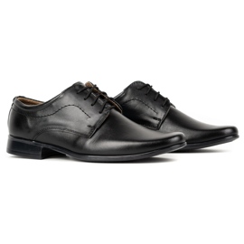 Lukas Black leather shoes J1 black 3