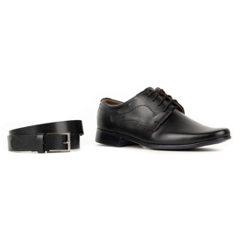 Lukas Black leather shoes J1 black 6