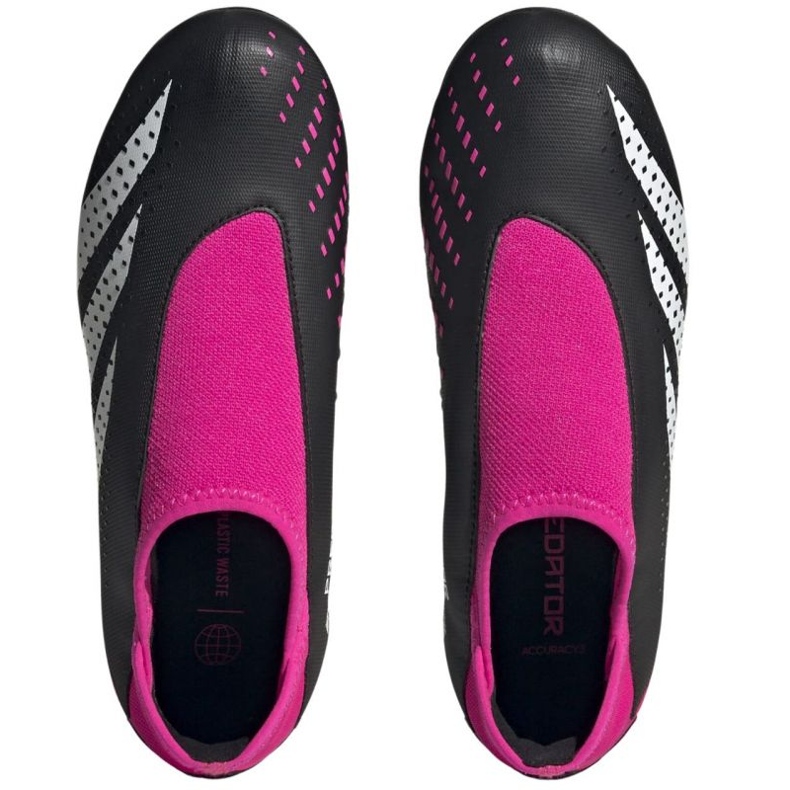 Adidas Predator Accuracy.3 Ll Fg Jr GW4606 football shoes black 1