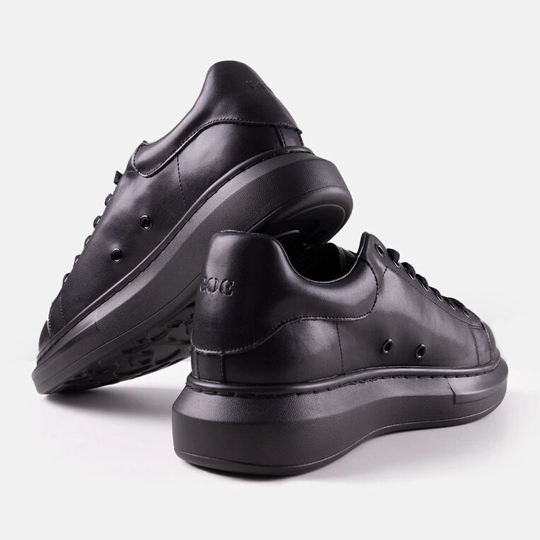 Black men's sneakers GOE KK1N4004 2