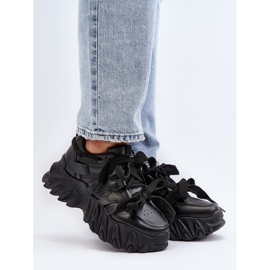Women's Sneakers with a Chunky Sole Black Ellerai 2