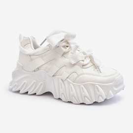 Women's Sneakers with a Chunky Sole, White Ellerai 1