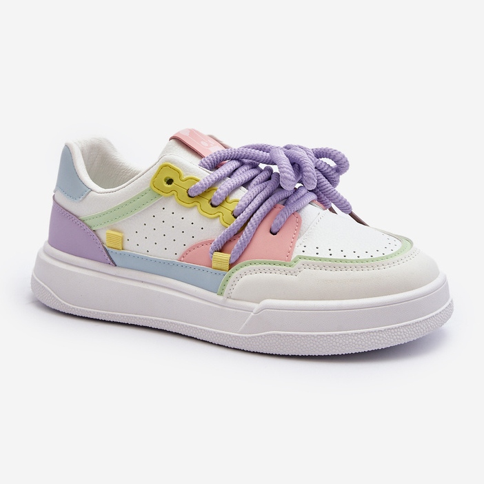 Women's Eco Leather Sneakers Multicolor Avanalis white 2